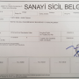 Sanayi Sicil Belgemiz